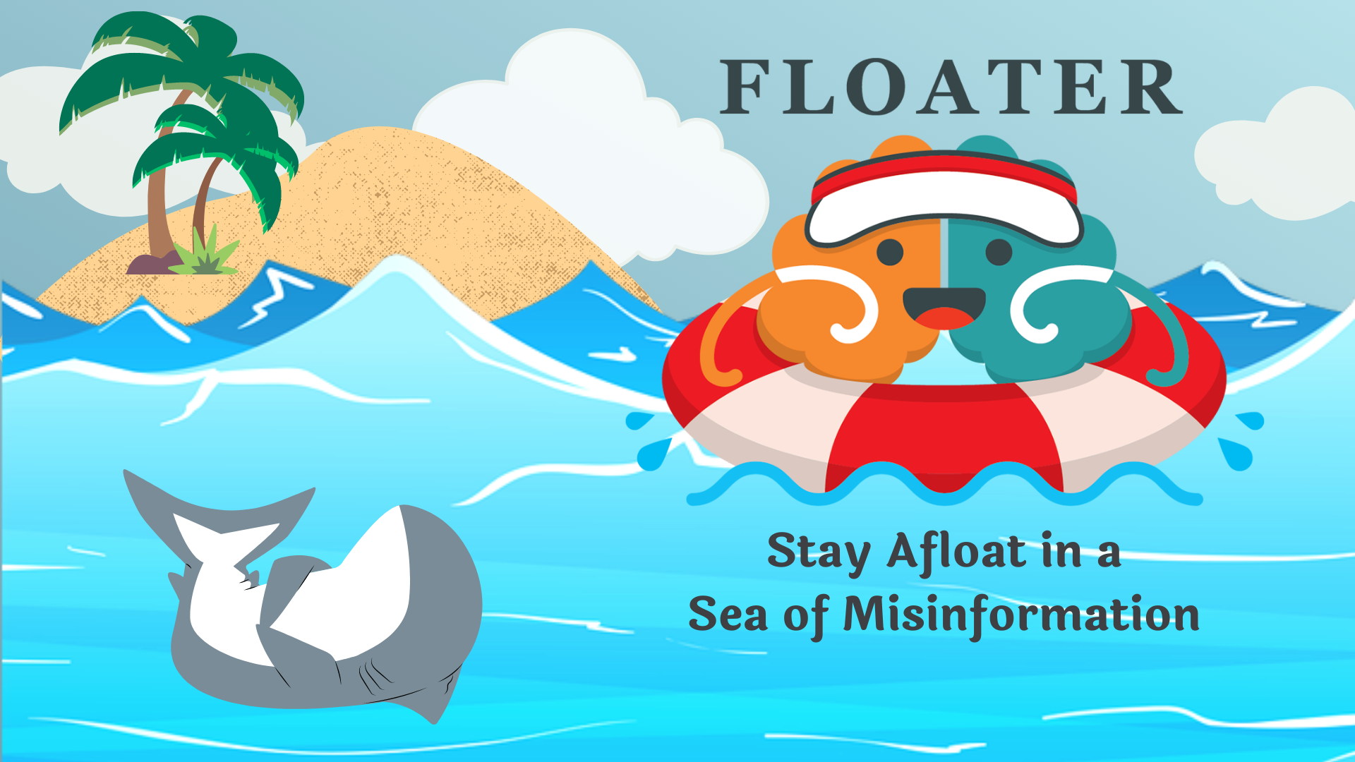 Thinking Is Power FLOATER, Stay afloat in a sea of misinformation