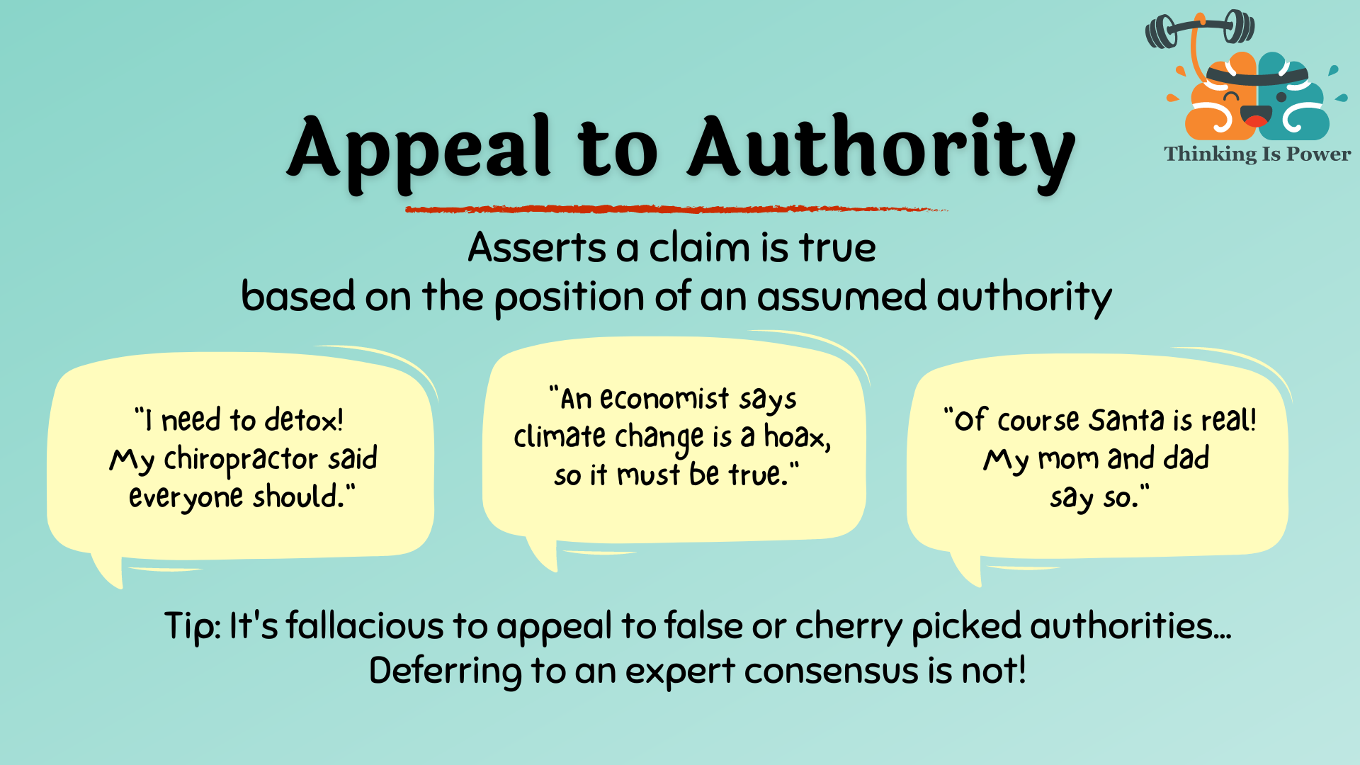 Logical Fallacies Appeal To Authority The Upturned