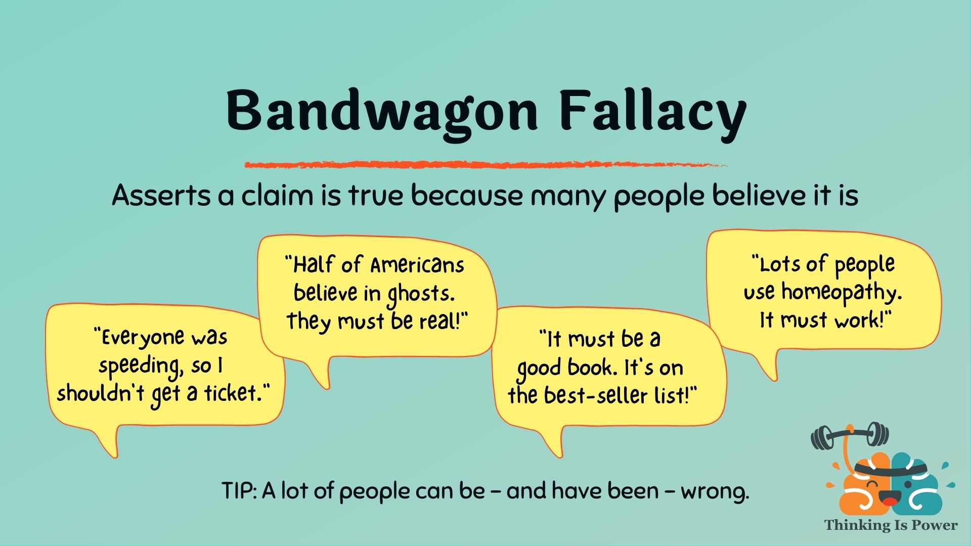 Guide to the Most Common Logical Fallacies