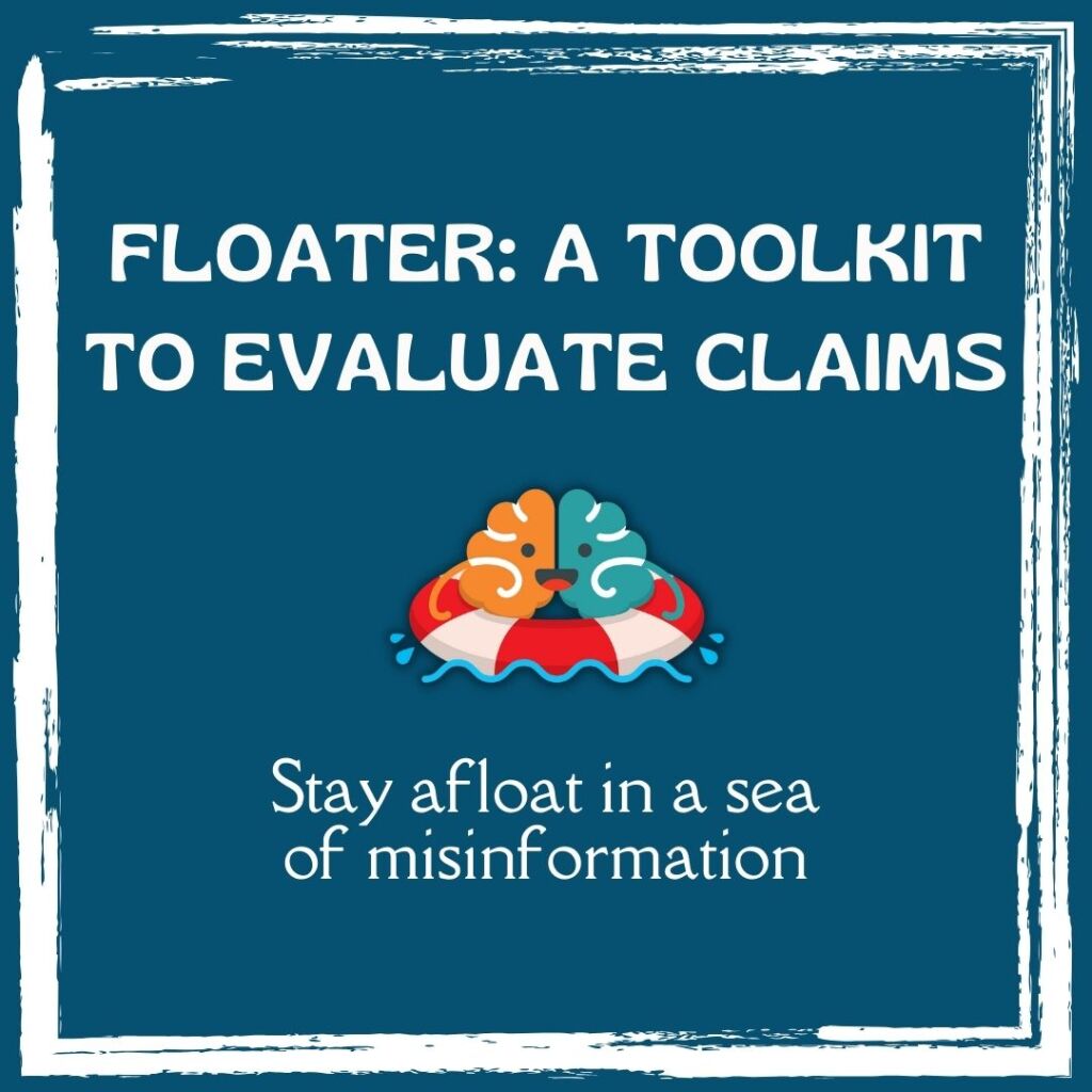 FLOATER: A toolkit to evaluate claims Stay afloat in a sea of misinformation