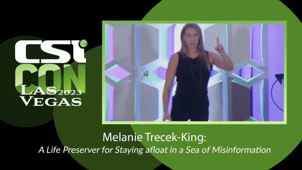 Melanie Trecek-King from Thinking Is Power at CSICon Las Vegas 2023: A Life Preserver for Staying Afloat in a Sea of Misinformation