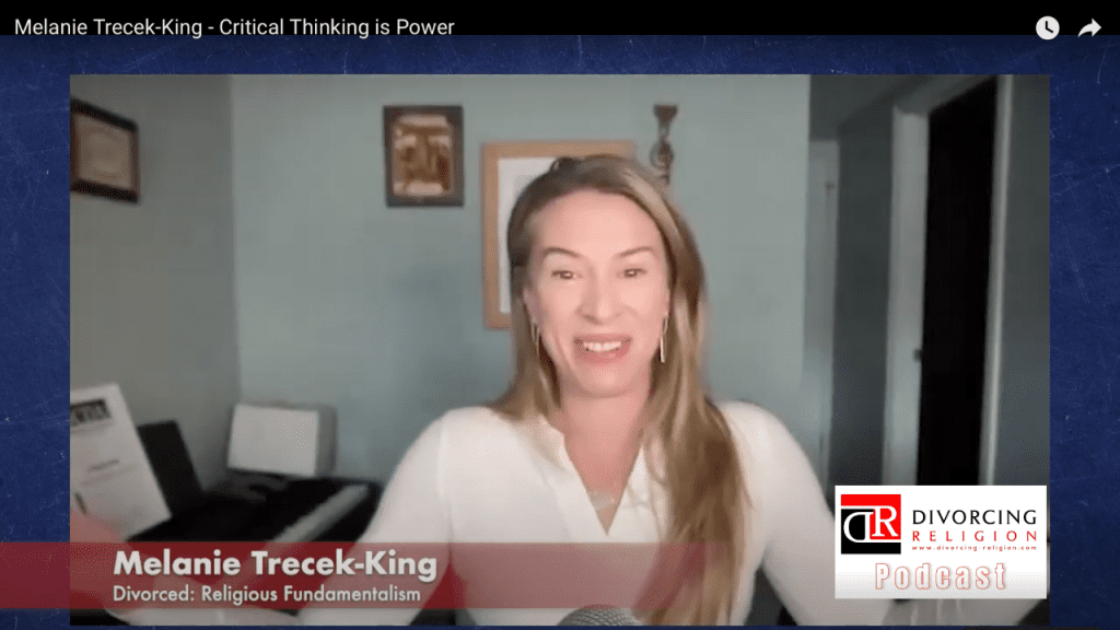 Melanie Trecek-King from Thinking Is Power on the Divorcing Religion Podcast with Janice Selbie.
